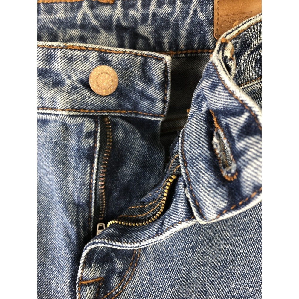 ASOS Mens 28 x 32 Denim Jeans Slim Fit Medium Blue Stonewash - Picture 7 of 9